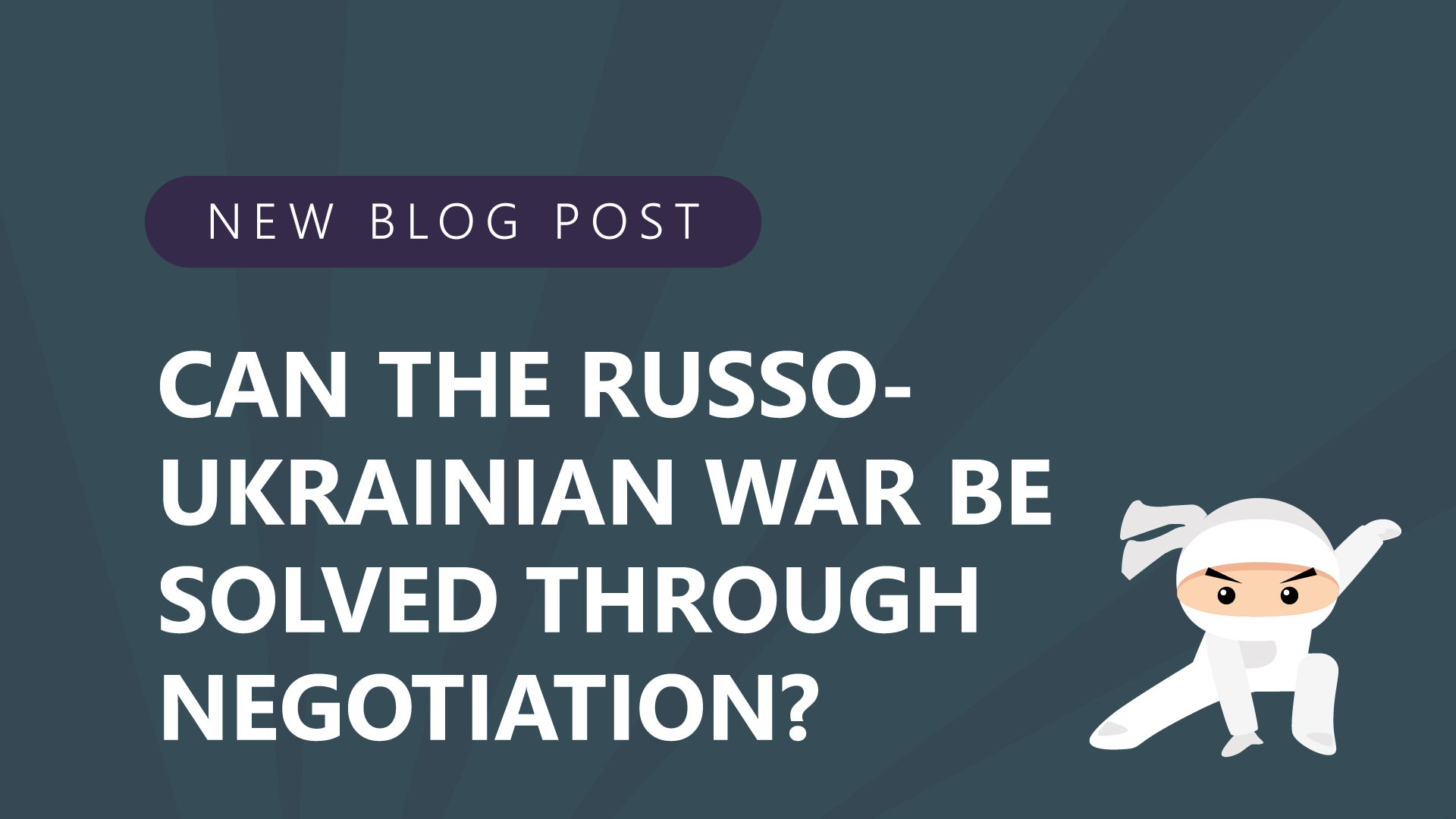 Can the russo ukrainian war be solved through negotiation