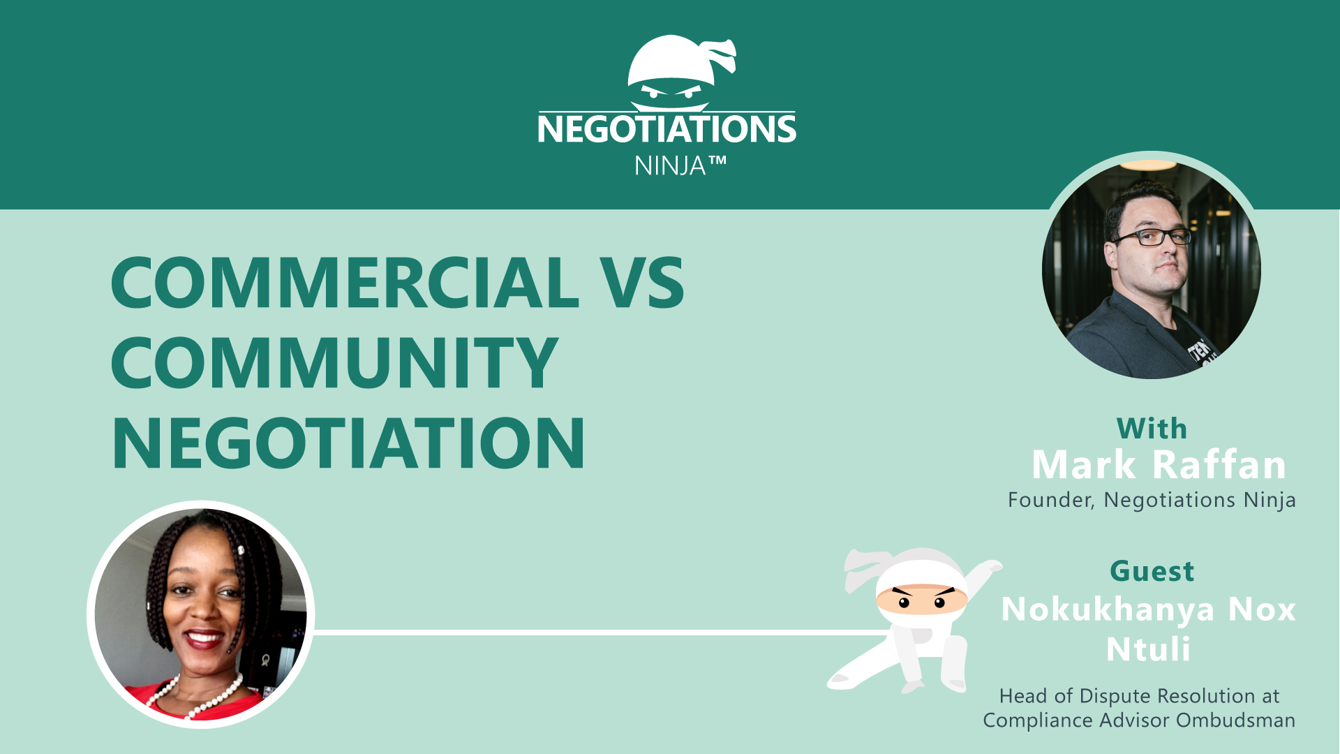 Commercial vs Community Negotiation with Nokukhanya Nox Ntuli
