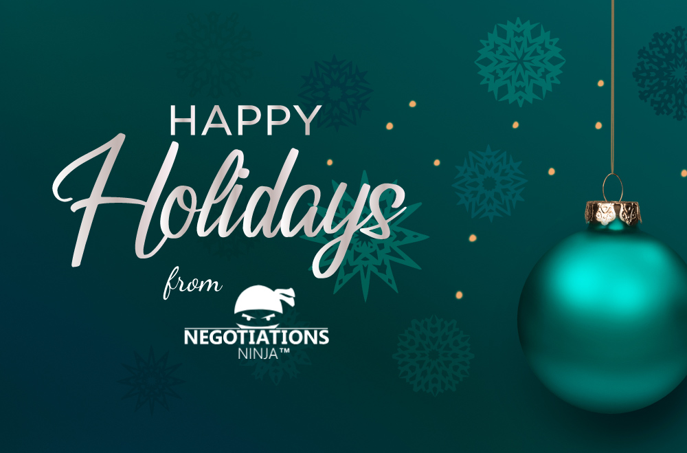 Happy Holidays from Negotiations Ninja