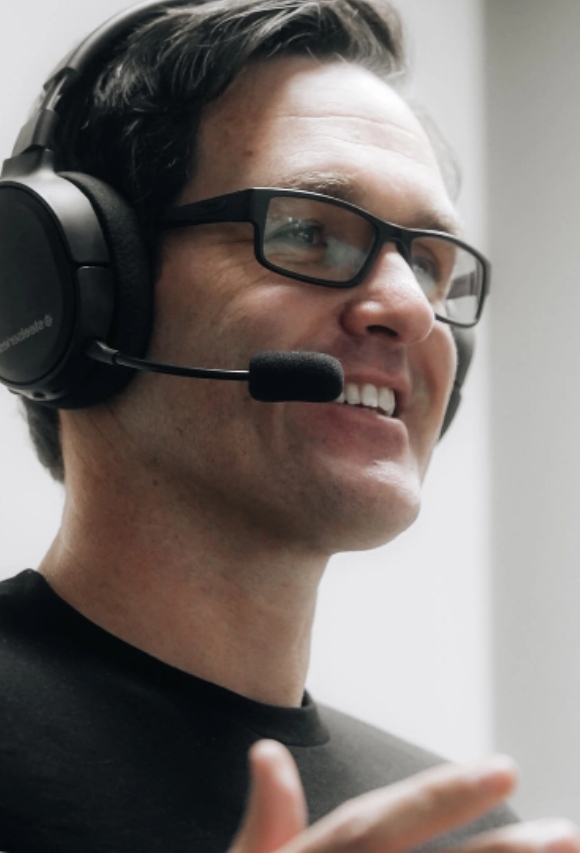 Mark raffan tall rounded smiling