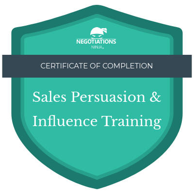 Sales Persuasion & Influence Training Badge