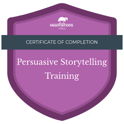 Persuasive Storytelling Training Badge
