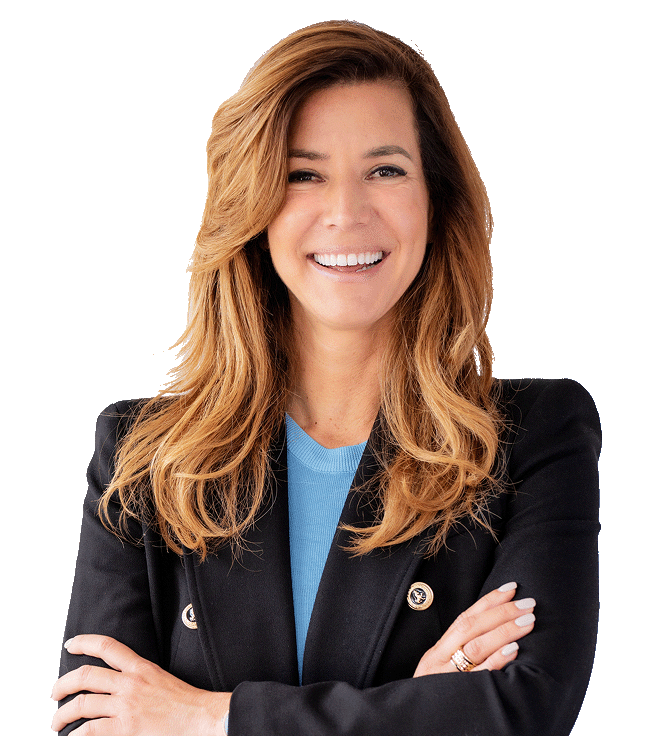 Confident smiling lady
